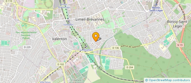 localisation de l'entreprise MONSIEUR DIMITRI LAMA  LIMEIL-BREVANNES