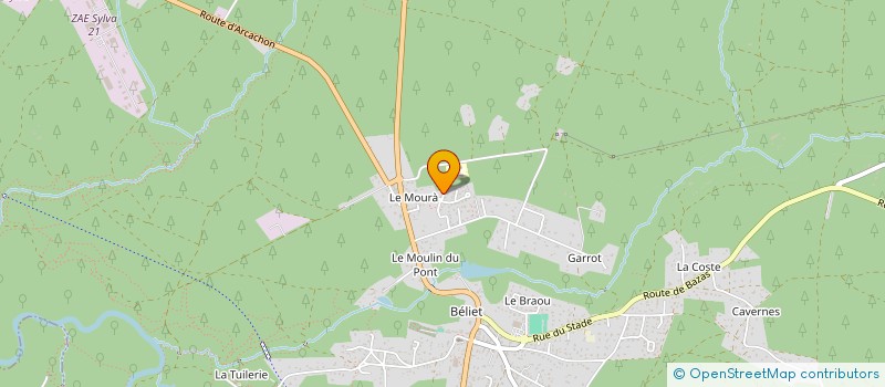 localisation de l'entreprise MONSIEUR DIMITRI LAMARCHE  BELIN-BELIET