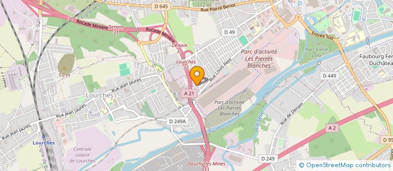 localisation de l'entreprise MONSIEUR DIMITRI LAMIOT  DENAIN