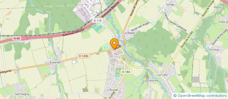 localisation de l'entreprise MONSIEUR DIMITRI LAMY  VIRY