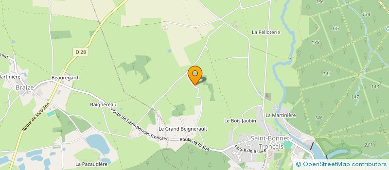 localisation de l'entreprise MONSIEUR DIMITRI LAROCHE  SAINT-BONNET-TRONCAIS