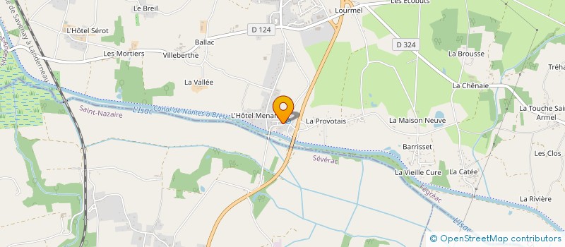 localisation de l'entreprise MONSIEUR DIMITRI LARONDE SERIN  FEGREAC