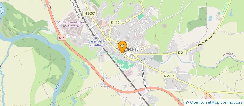 localisation de l'entreprise MONSIEUR DIMITRI LE ROY  VARENNES-SUR-ALLIER