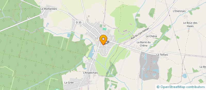 localisation de l'entreprise MONSIEUR DIMITRI LEGER  LE GAVRE