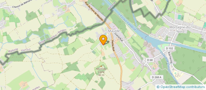 localisation de l'entreprise MONSIEUR DIMITRI LEGRAND  MAULDE