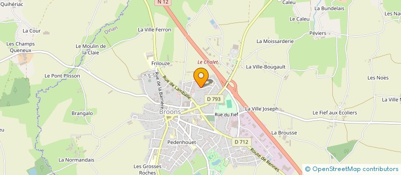 localisation de l'entreprise MONSIEUR DIMITRI LEPINAY  BROONS