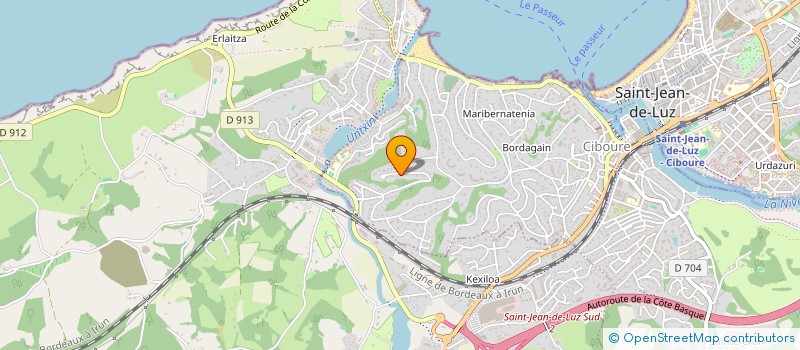 localisation de l'entreprise MONSIEUR DIMITRI LESNE  BAYONNE