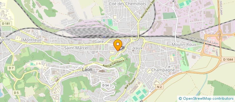 localisation de l'entreprise MONSIEUR DIMITRI LEVERT à LAON