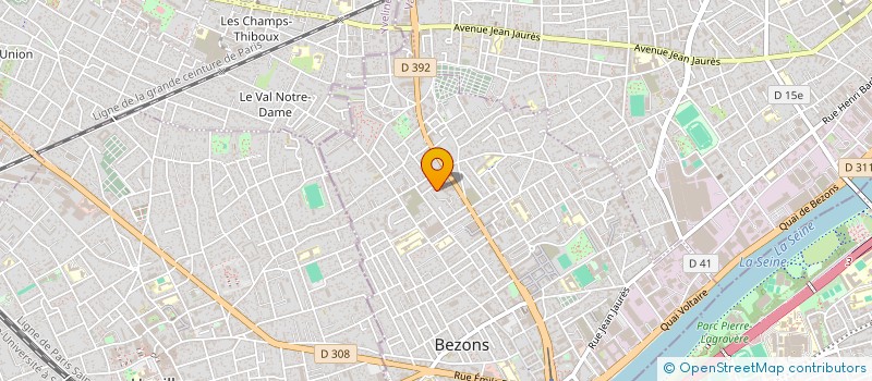 localisation de l'entreprise MONSIEUR DIMITRI LOCHET  BEZONS