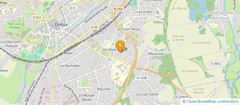 localisation de l'entreprise MONSIEUR DIMITRI LUSUMBA NDJADI à DREUX