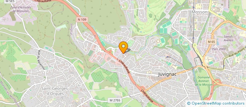 localisation de l'entreprise MONSIEUR DIMITRI MACIEJEWSKI  JUVIGNAC