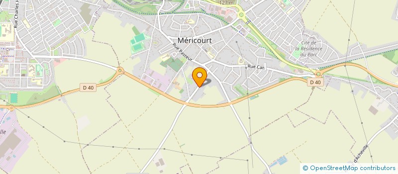 localisation de l'entreprise MONSIEUR DIMITRI MALINSKI  MERICOURT