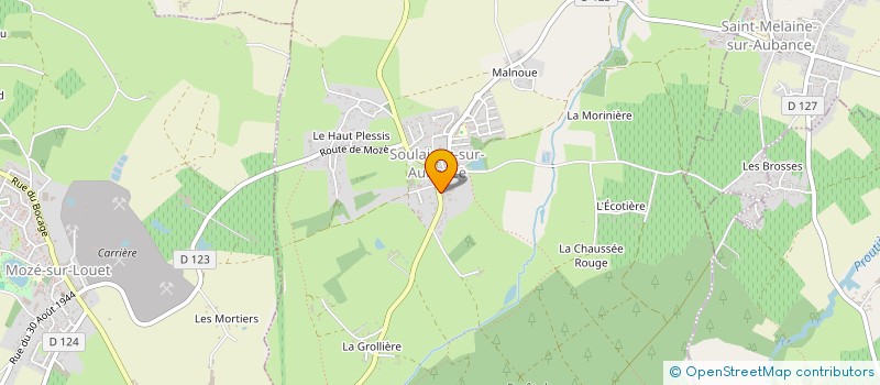 localisation de l'entreprise MONSIEUR DIMITRI MARRIE  LES HAUTS-D'ANJOU