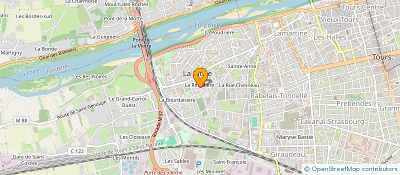 localisation de l'entreprise MONSIEUR DIMITRI MARTIN  LA RICHE