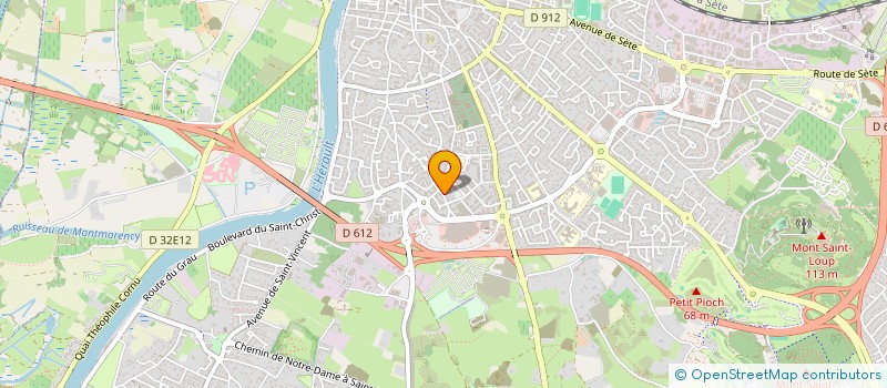 localisation de l'entreprise MONSIEUR DIMITRI MATIAS  AGDE