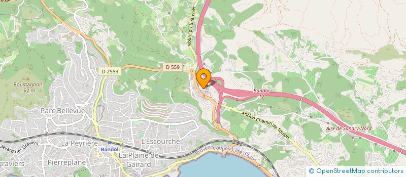 localisation de l'entreprise MONSIEUR DIMITRI MAUREY  SANARY-SUR-MER