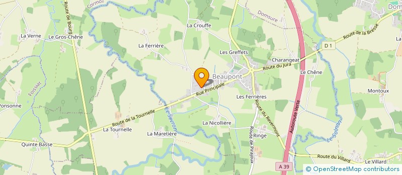 localisation de l'entreprise MONSIEUR DIMITRI MAYER  BEAUPONT