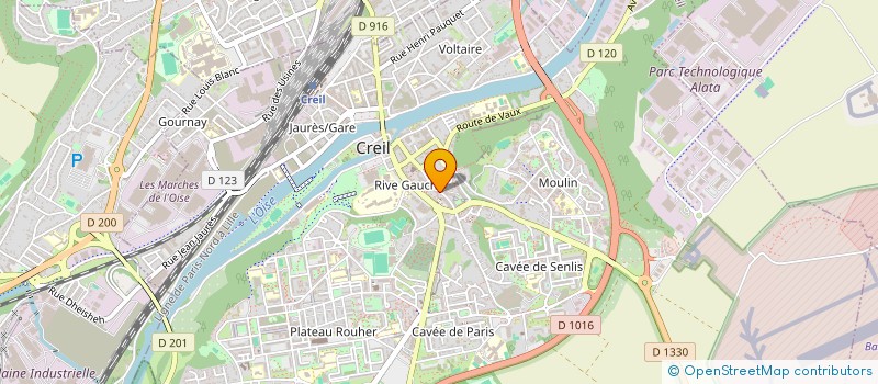 localisation de l'entreprise MONSIEUR DIMITRI MBWINGA  CREIL