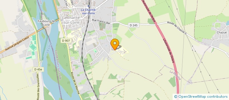 localisation de l'entreprise MONSIEUR DIMITRI MERLIN  LA CHARITE SUR LOIRE