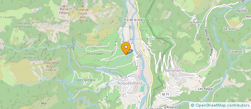 localisation de l'entreprise MONSIEUR DIMITRI MICHEL  ROQUEBILLIERE