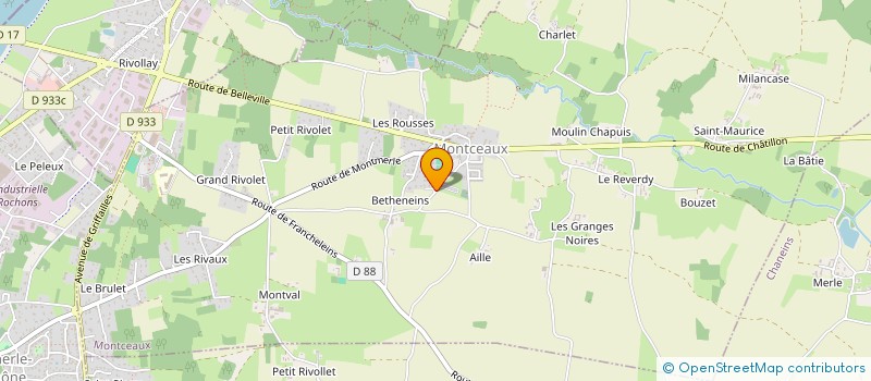 localisation de l'entreprise MONSIEUR DIMITRI MIMOUN  MONTCEAUX