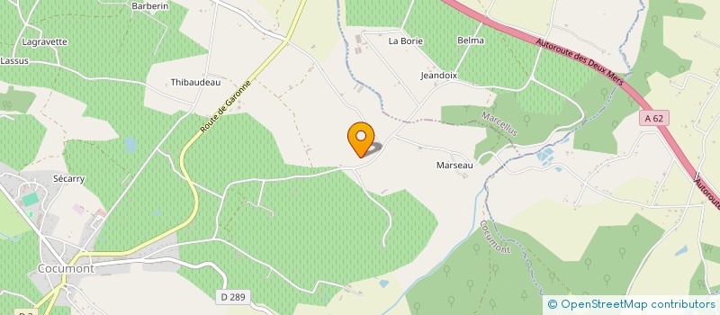 localisation de l'entreprise MONSIEUR DIMITRI MISSON  COCUMONT