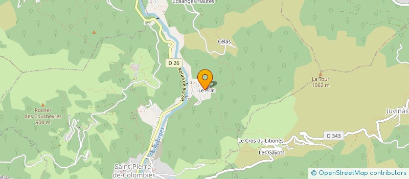 localisation de l'entreprise MONSIEUR DIMITRI MOINE  SAINT-PIERRE-DE-COLOMBIER