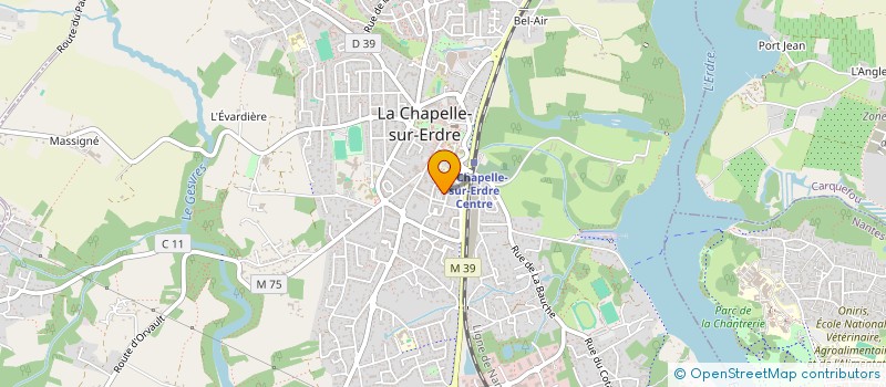 localisation de l'entreprise MONSIEUR DIMITRI MOINET à LA CHAPELLE-SUR-ERDRE