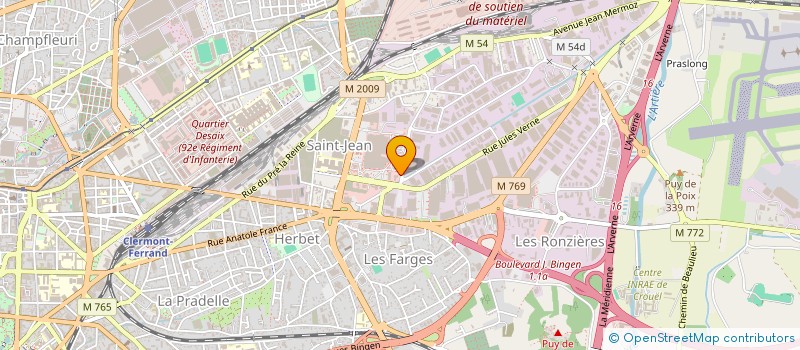 localisation de l'entreprise MONSIEUR DIMITRI MOREL  CLERMONT-FERRAND