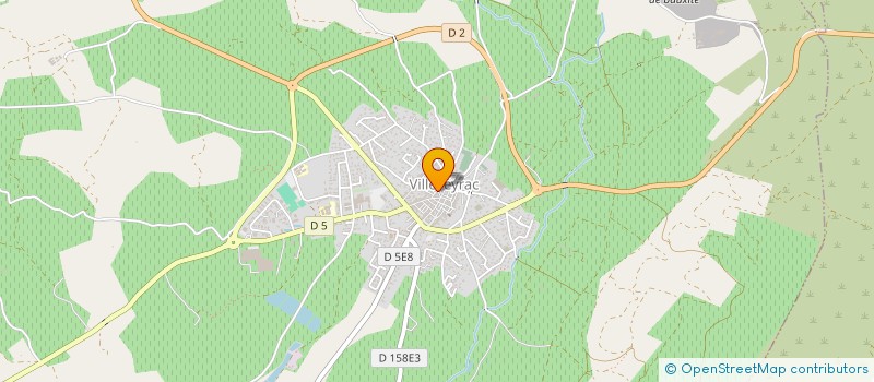 localisation de l'entreprise MONSIEUR DIMITRI MORIN  VILLEVEYRAC