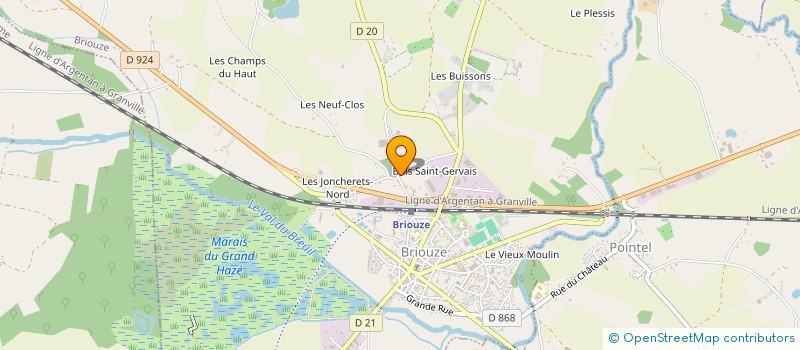 localisation de l'entreprise MONSIEUR DIMITRI MORIN à BRIOUZE