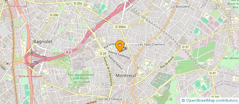 localisation de l'entreprise MONSIEUR DIMITRI MOSTOWSKI à MONTREUIL