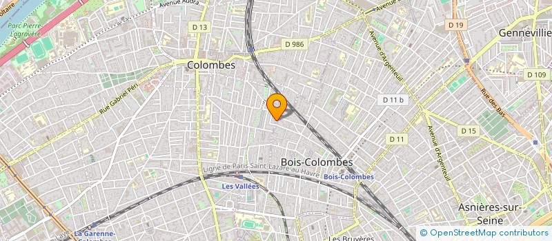 localisation de l'entreprise MONSIEUR DIMITRI MOTTE  COLOMBES