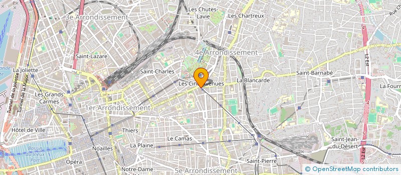 localisation de l'entreprise MONSIEUR DIMITRI MOUDAR à MARSEILLE 4EME