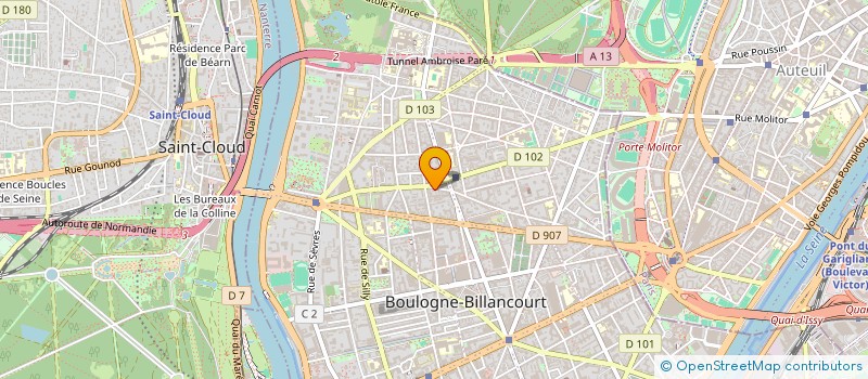 localisation de l'entreprise MONSIEUR DIMITRI NAAMAN à BOULOGNE-BILLANCOURT