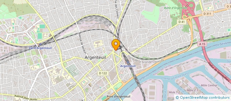 localisation de l'entreprise MONSIEUR DIMITRI NAROYANIN  ARGENTEUIL