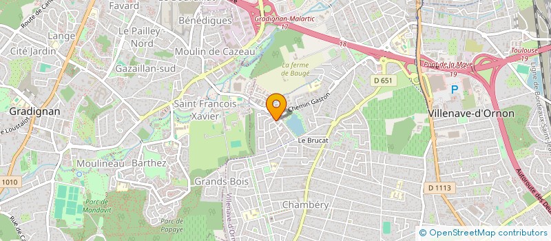 localisation de l'entreprise MONSIEUR DIMITRI NIEDZWIEDZ  VILLENAVE D ORNON