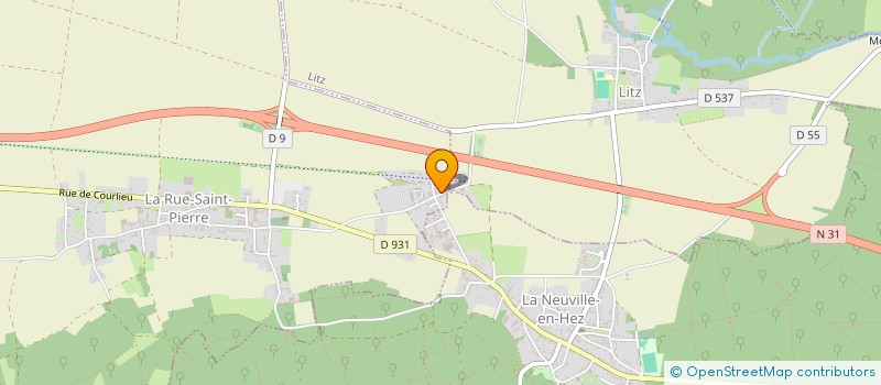 localisation de l'entreprise MONSIEUR DIMITRI NOIZILLIER  LA RUE ST PIERRE