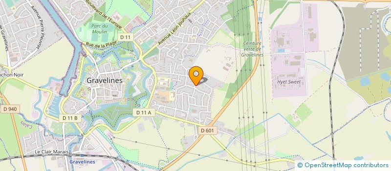 localisation de l'entreprise MONSIEUR DIMITRI ODOT à GRAVELINES