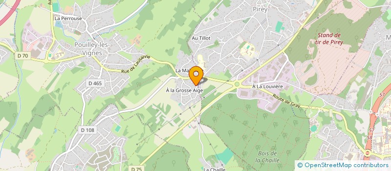 localisation de l'entreprise MONSIEUR DIMITRI ONAMBELE  POUILLEY-LES-VIGNES