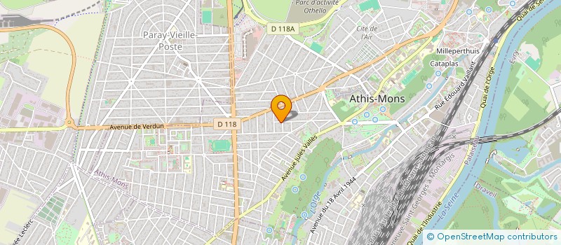localisation de l'entreprise MONSIEUR DIMITRI OSSKANIAN à ATHIS-MONS