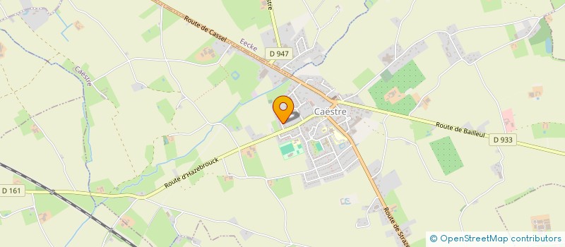 localisation de l'entreprise MONSIEUR DIMITRI PACCO  CAESTRE