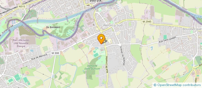 localisation de l'entreprise MONSIEUR DIMITRI PATRICK JEAN DELACROIX  WERVICQ-SUD