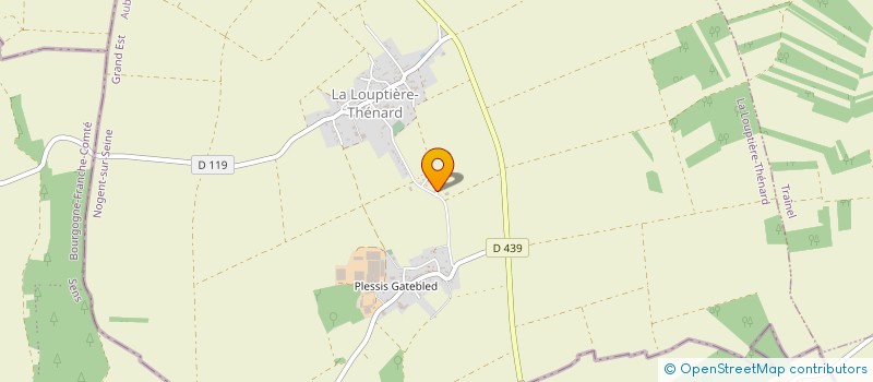 localisation de l'entreprise MONSIEUR DIMITRI PERON  LA LOUPTIERE-THENARD