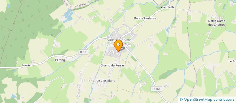 localisation de l'entreprise MONSIEUR DIMITRI PEZET  SAINTE-SABINE-SUR-LONGEVE