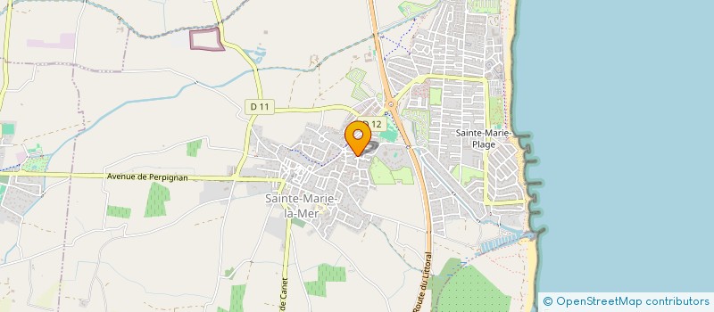 localisation de l'entreprise MONSIEUR DIMITRI PITOIS  SAINTE-MARIE-LA-MER