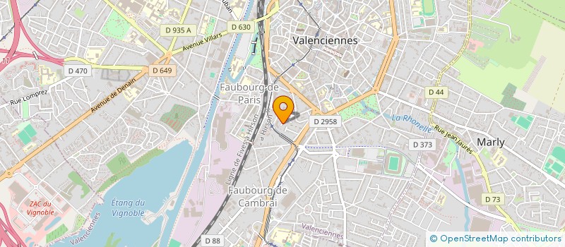 localisation de l'entreprise MONSIEUR DIMITRI PLOUSEAU à VALENCIENNES