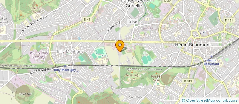 localisation de l'entreprise MONSIEUR DIMITRI PODRAZA  MONTIGNY-EN-GOHELLE