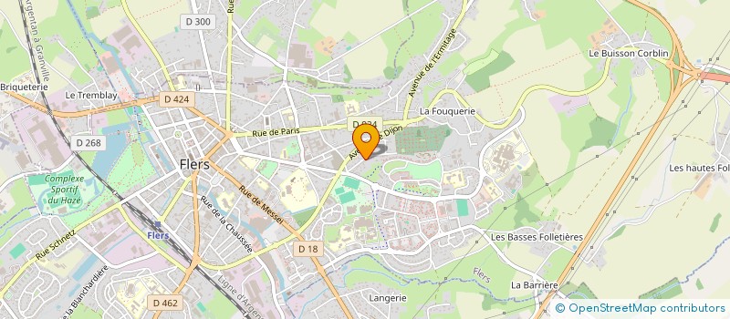 localisation de l'entreprise MONSIEUR DIMITRI PORQUET à FLERS
