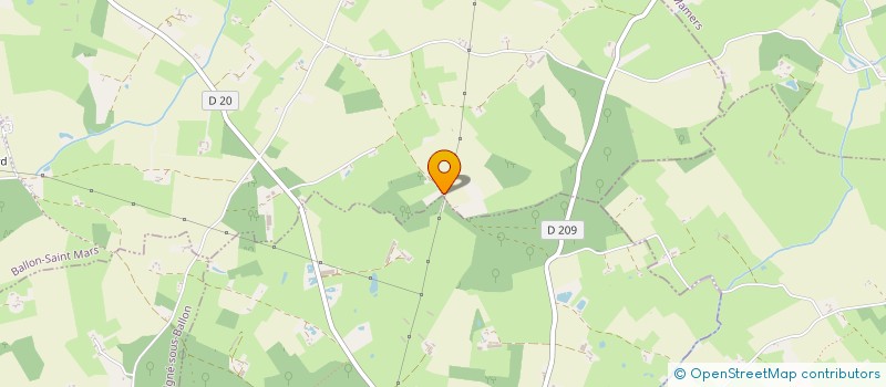 localisation de l'entreprise MONSIEUR DIMITRI PORTIER  MEZIERES SUR PONTHOUIN